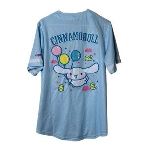 JapanLA blue cinnamoroll sanrio embroidered baseball jersey top M